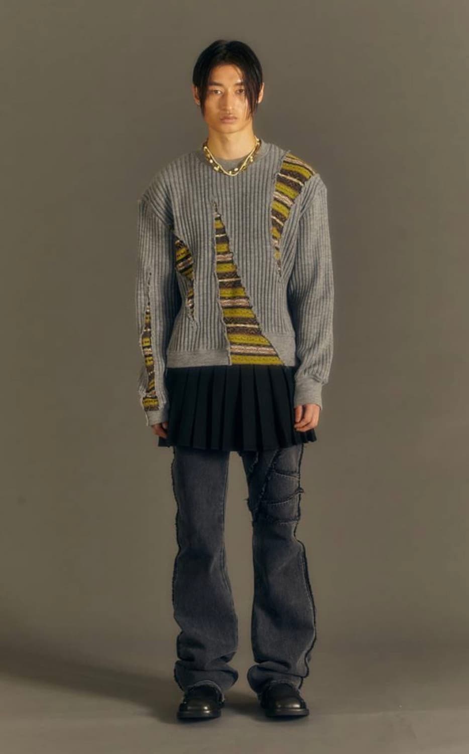 앤더슨벨 노르딕 크루넥 스웨터 니트 L 상품이미지2