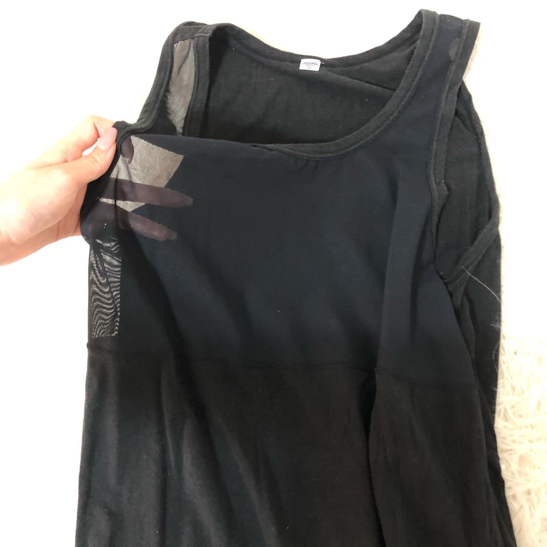 빈티지 시스루 나시 롱슬리브 상품이미지4