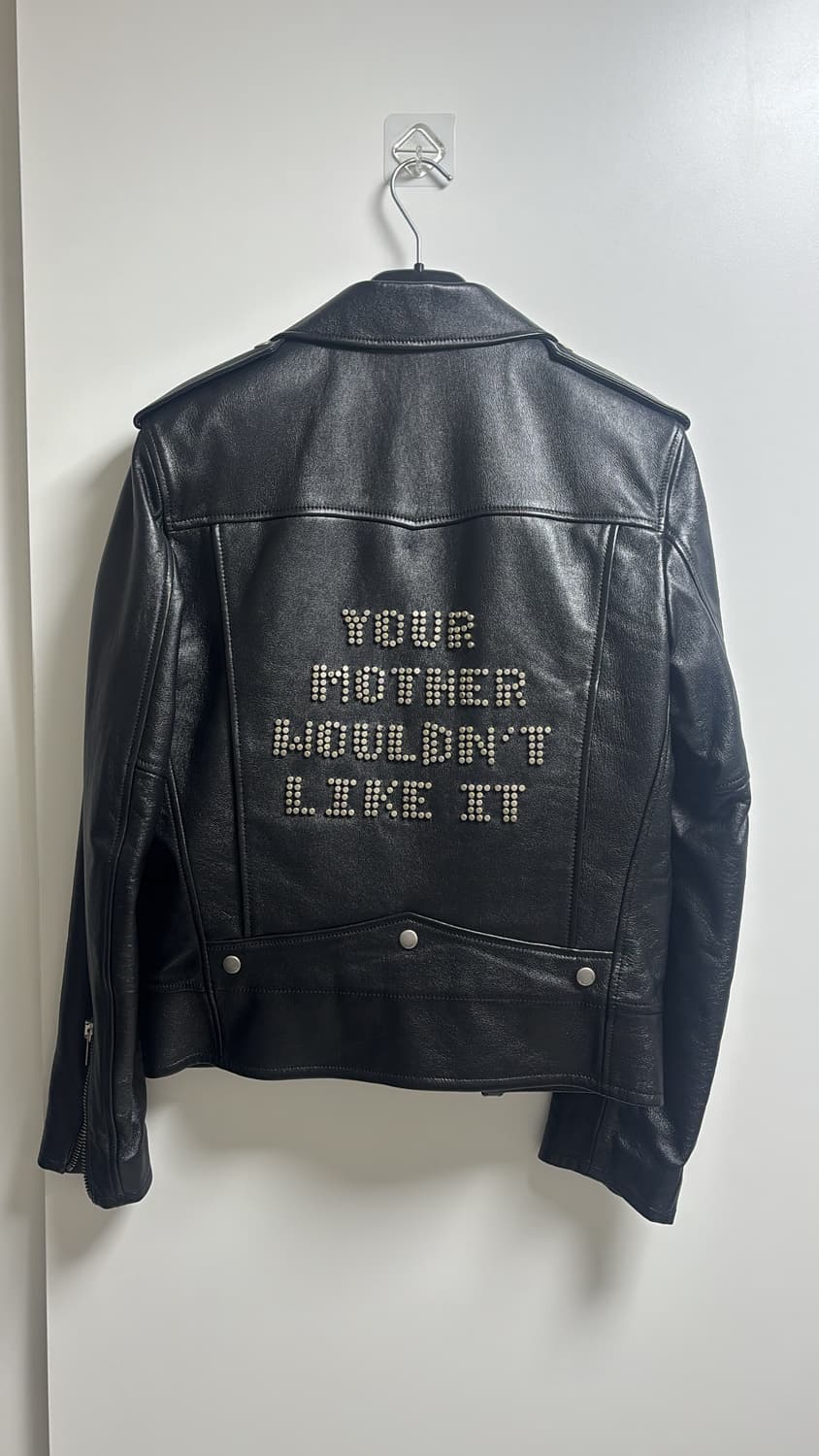 생로랑 L01 17fw 더블라이더 램스킨 레더자켓 스터드 46사이즈 상품이미지2