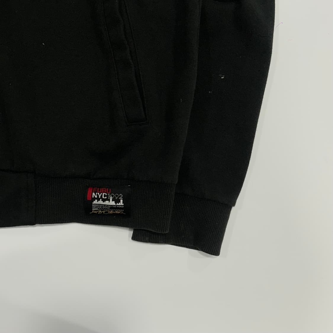 Fubu the collection 숄더 포인트 블랙 후드집업 상품이미지5