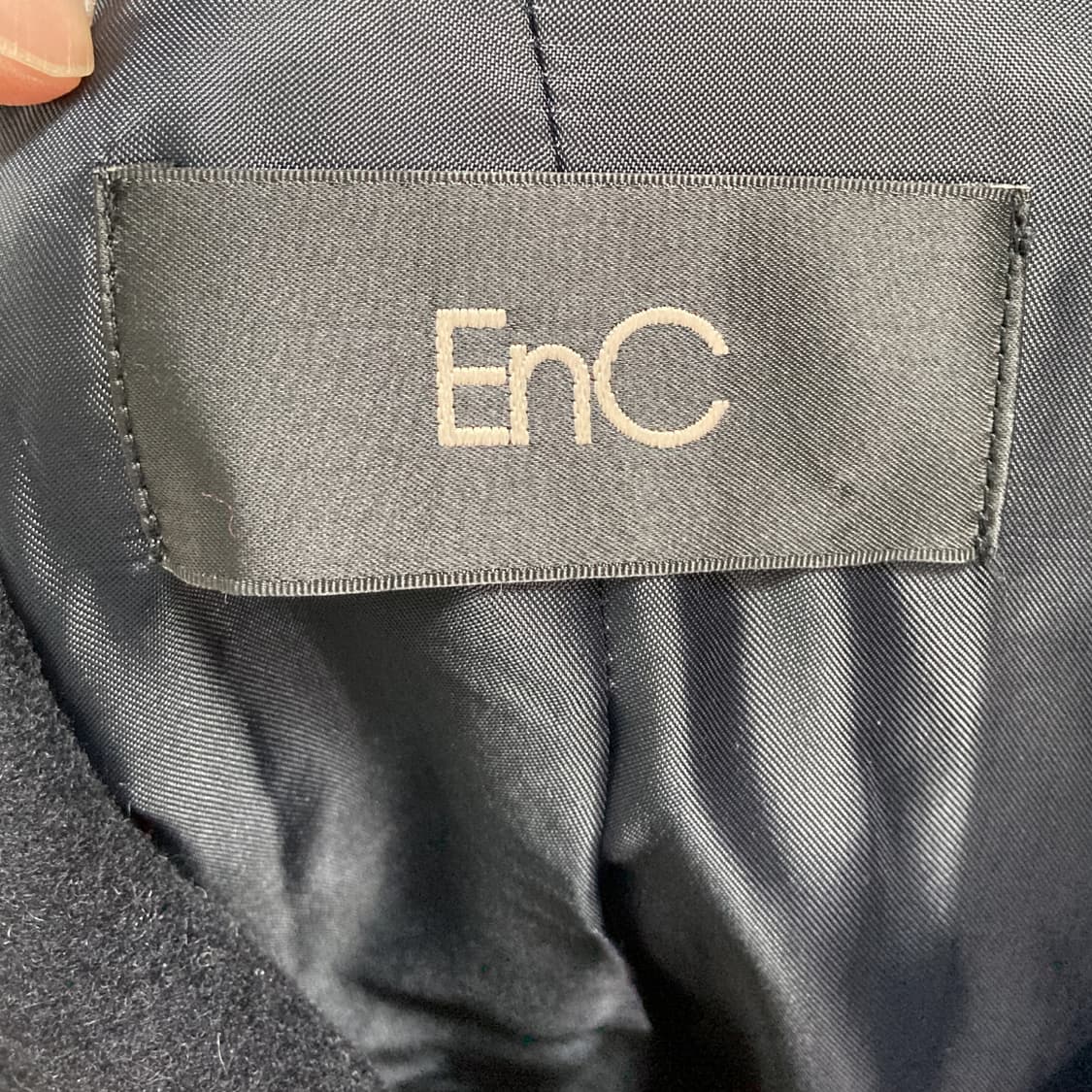 EnC 2023 여 핸드메이드 골드버튼 스티치코트 55 상품이미지4