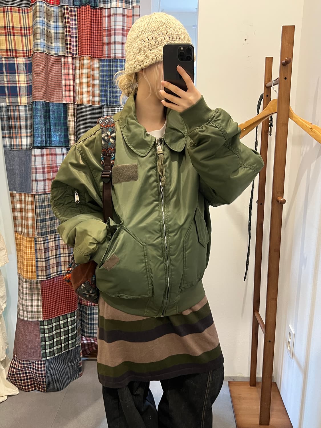 Levi’s 카키 공항점퍼 상품이미지4