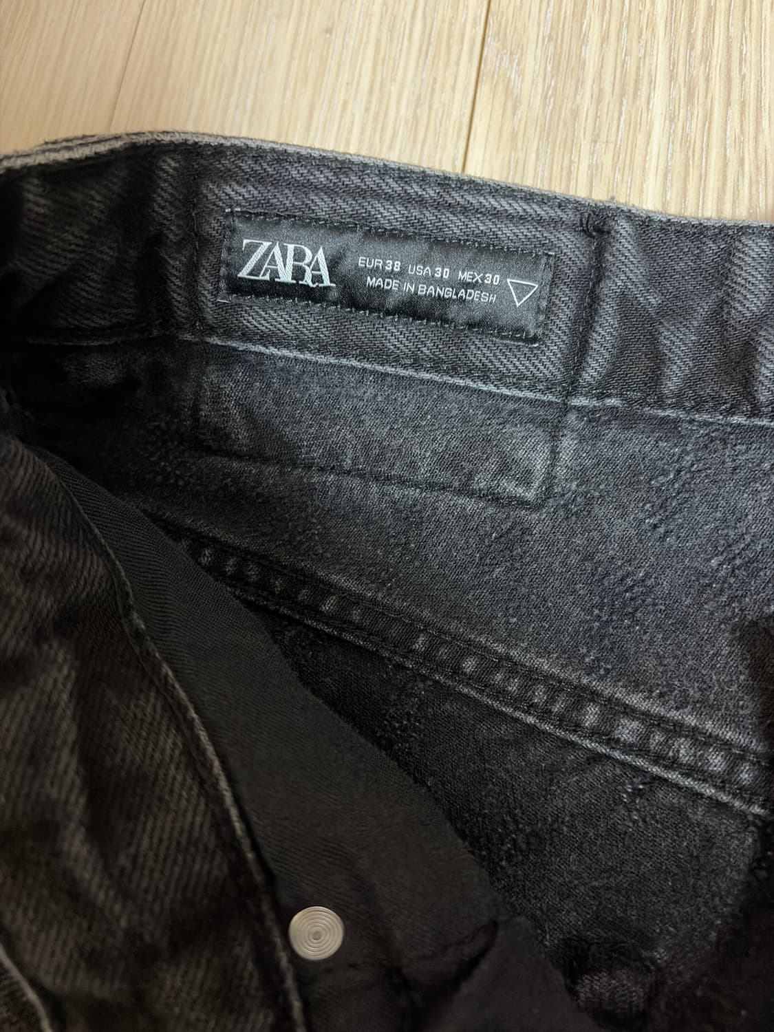 자라 데미지 워싱 팬츠 30 사이즈 상품이미지3