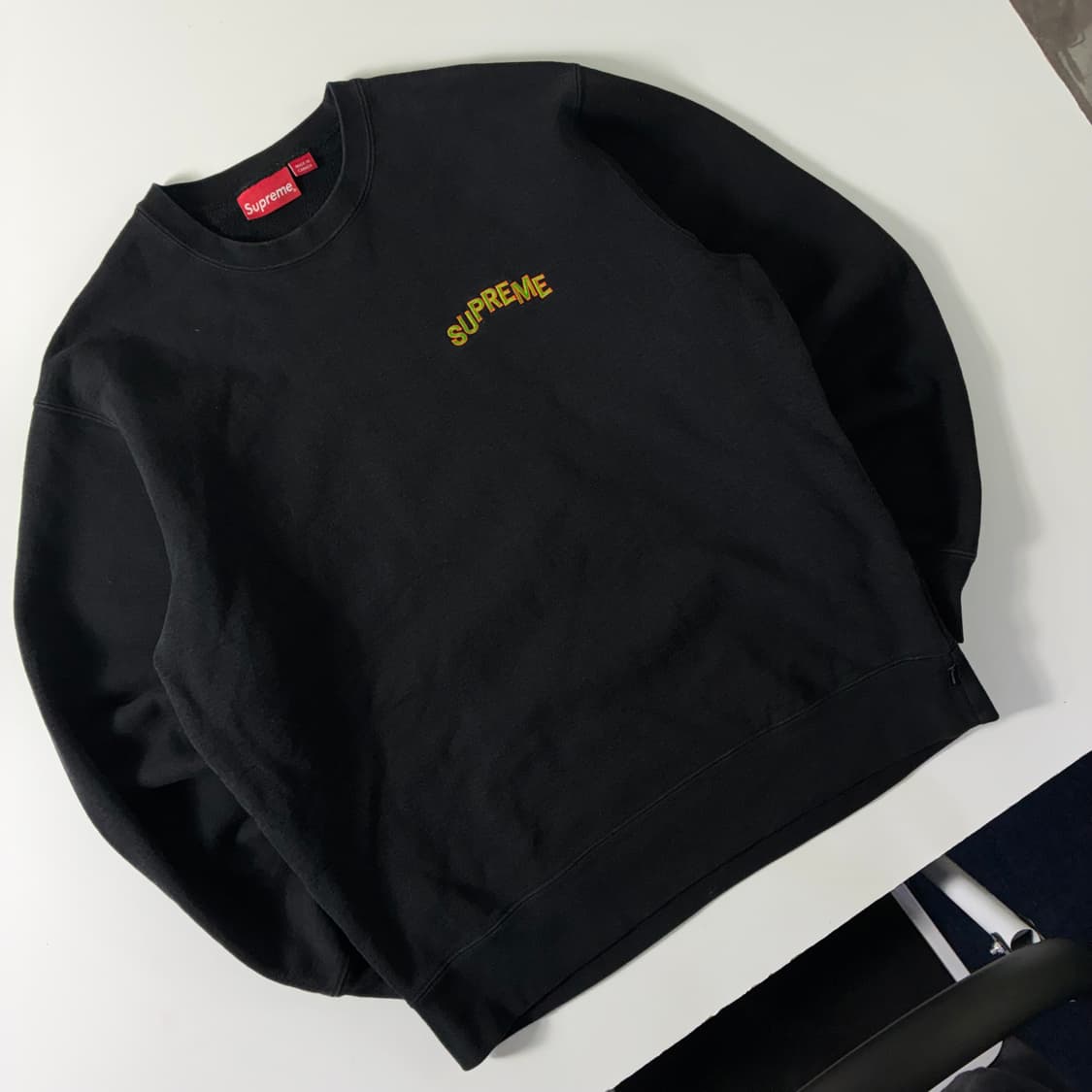 Supreme  슈프림 스텝 아크 크루넥 블랙 맨투맨  상품이미지2
