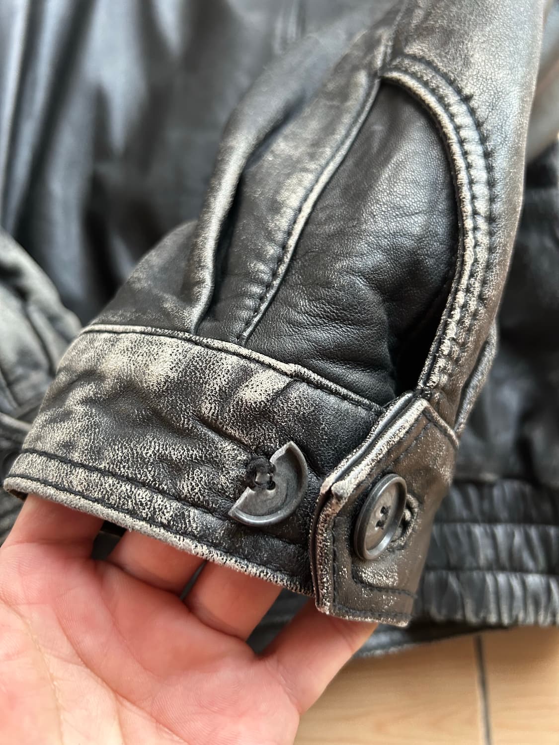 90,00’s 발리 양가죽 봄버자켓 상품이미지9