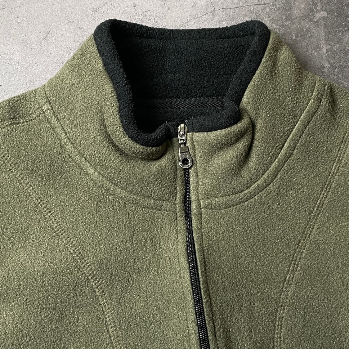 CHAMPION 00s 챔피온 빈티지 카키 플리스 베스트 A00543 상품이미지3