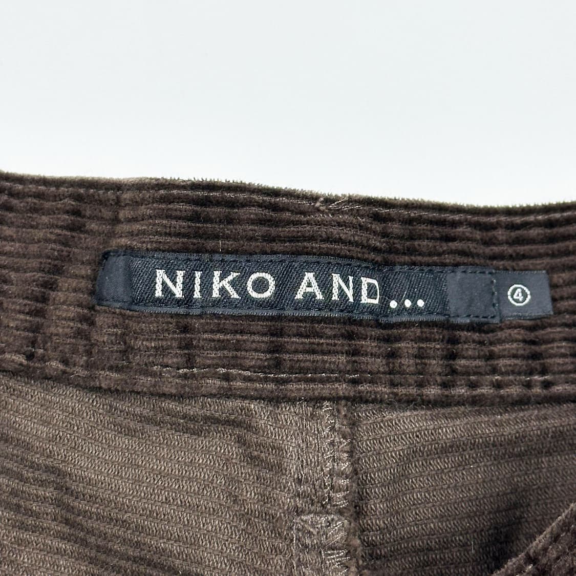 니코앤드 브라운 와이드 코듀로이 팬츠 (32인치) 상품이미지7