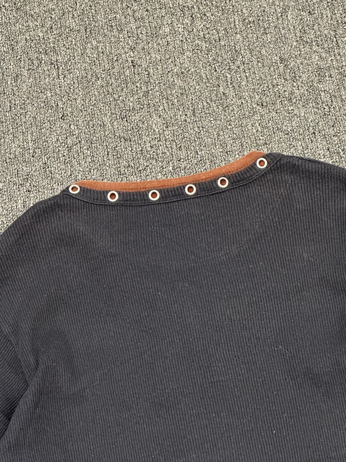 L)In The Attic vintage 여성 레이어드 프린팅 자수 반팔 상품이미지6