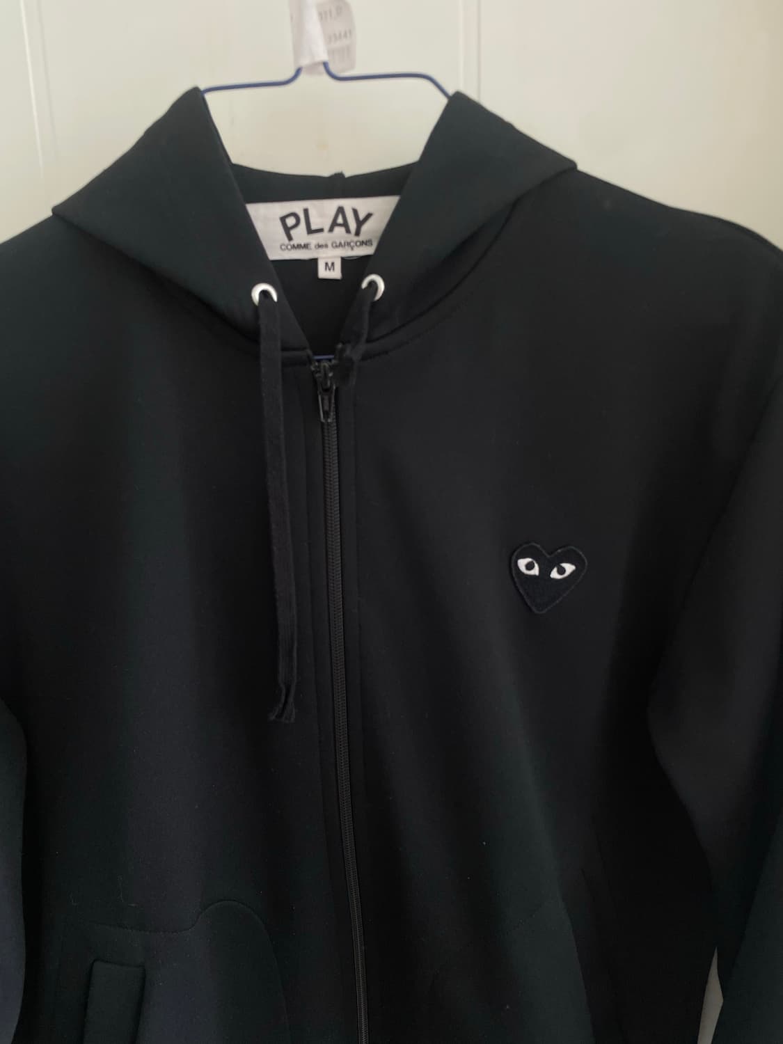 Comme des Garcons play 후드집업 블랙 m 상품이미지2