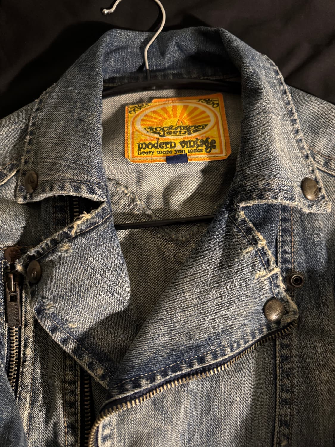 버커루 데님 라이더 자켓 상품이미지5