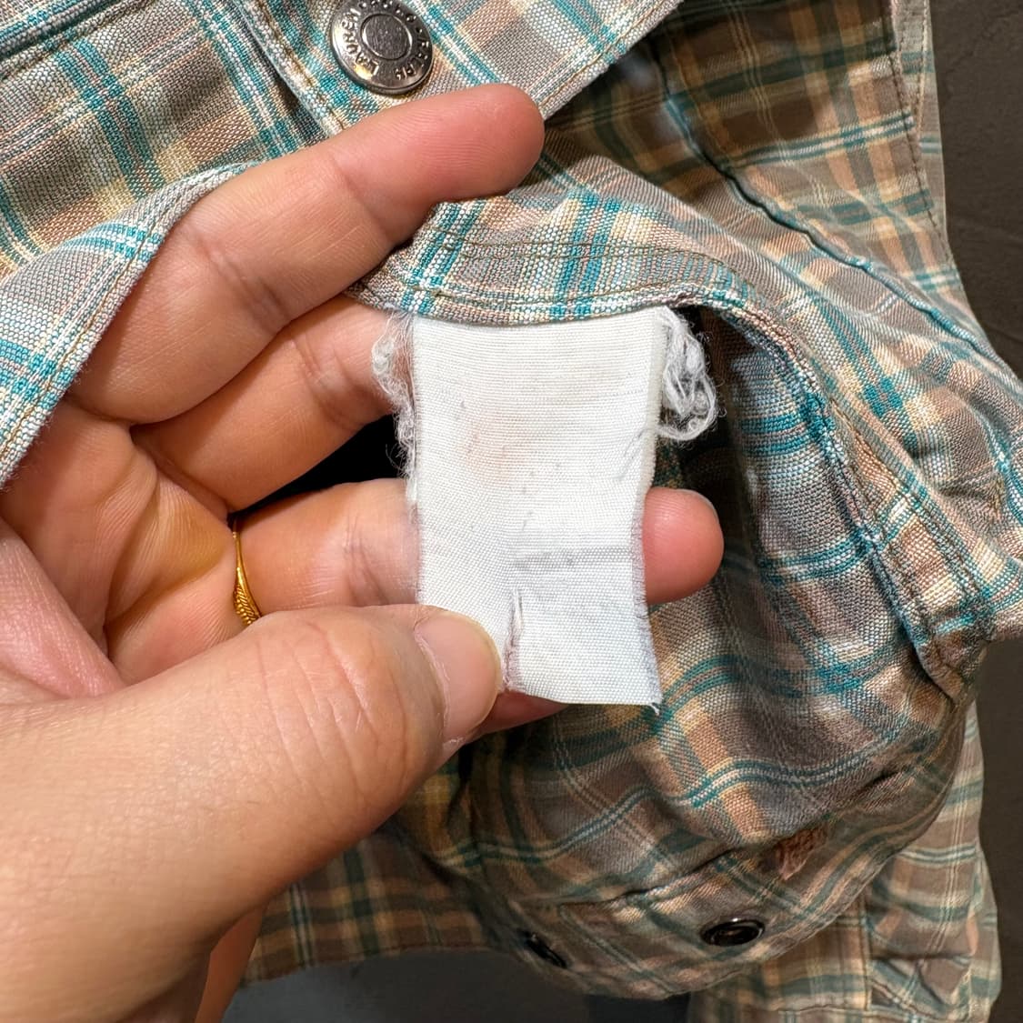 [S] POLO 폴로 랄프로렌 체크 블루종 상품이미지7