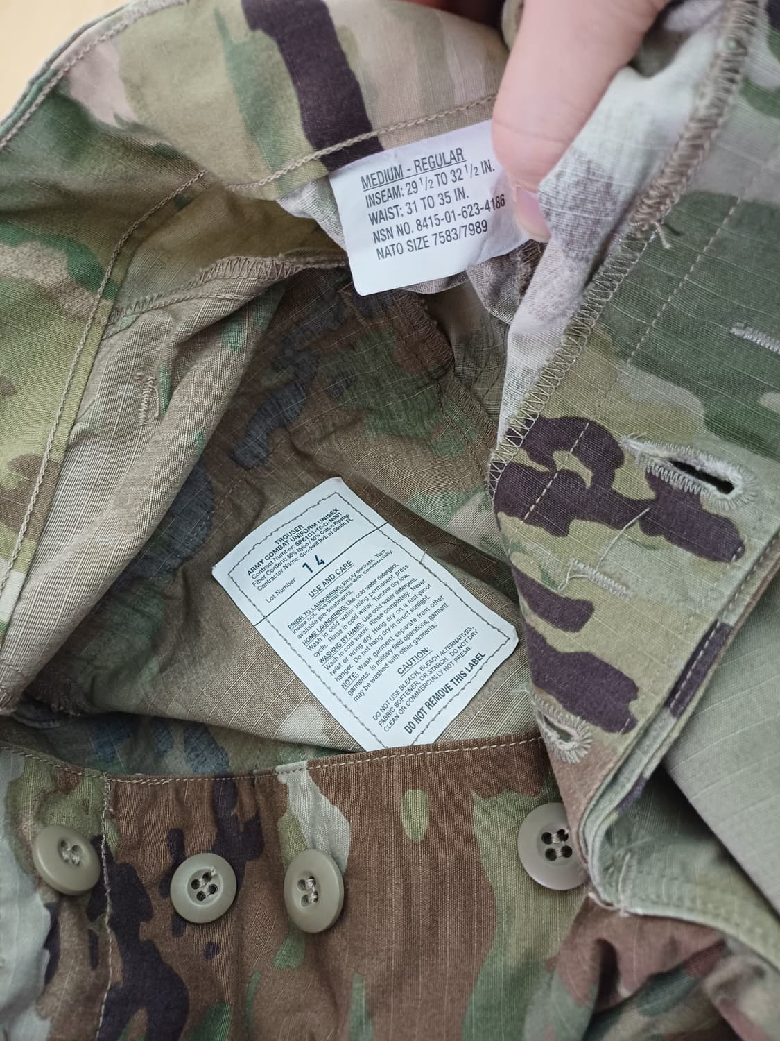 [34] 미군 ocp카고팬츠 M-R 상품이미지3