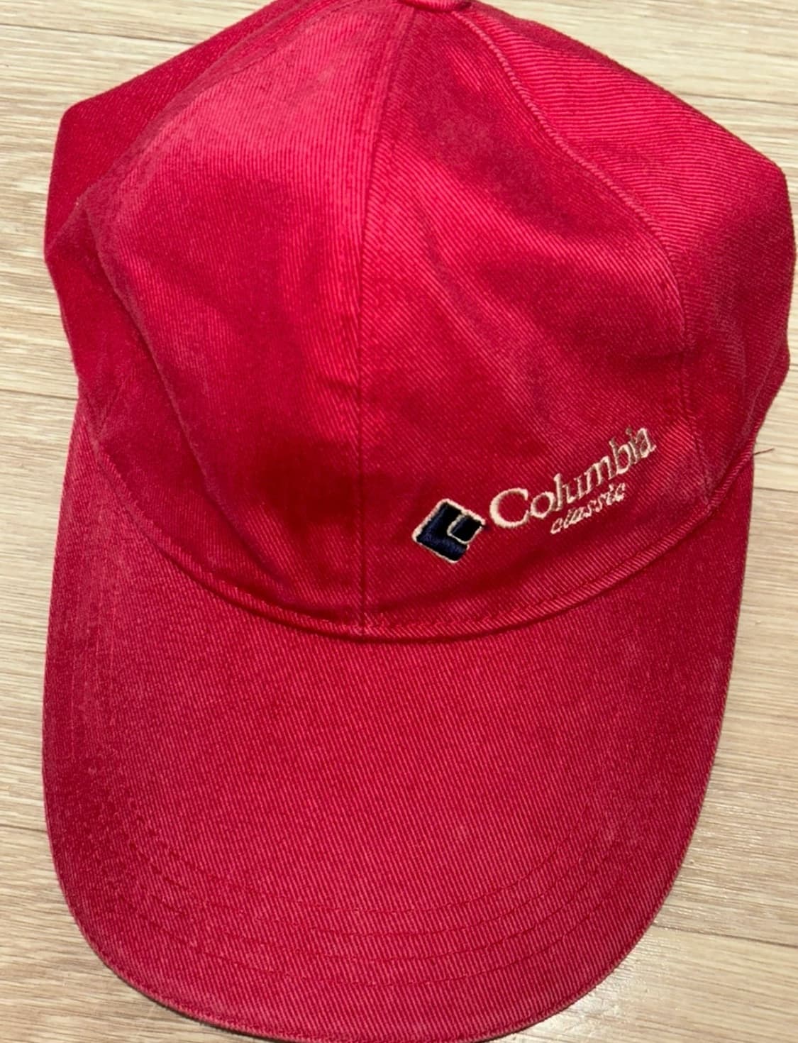 빈티지 콜롬비아 레드 볼캡 모자 상품이미지1