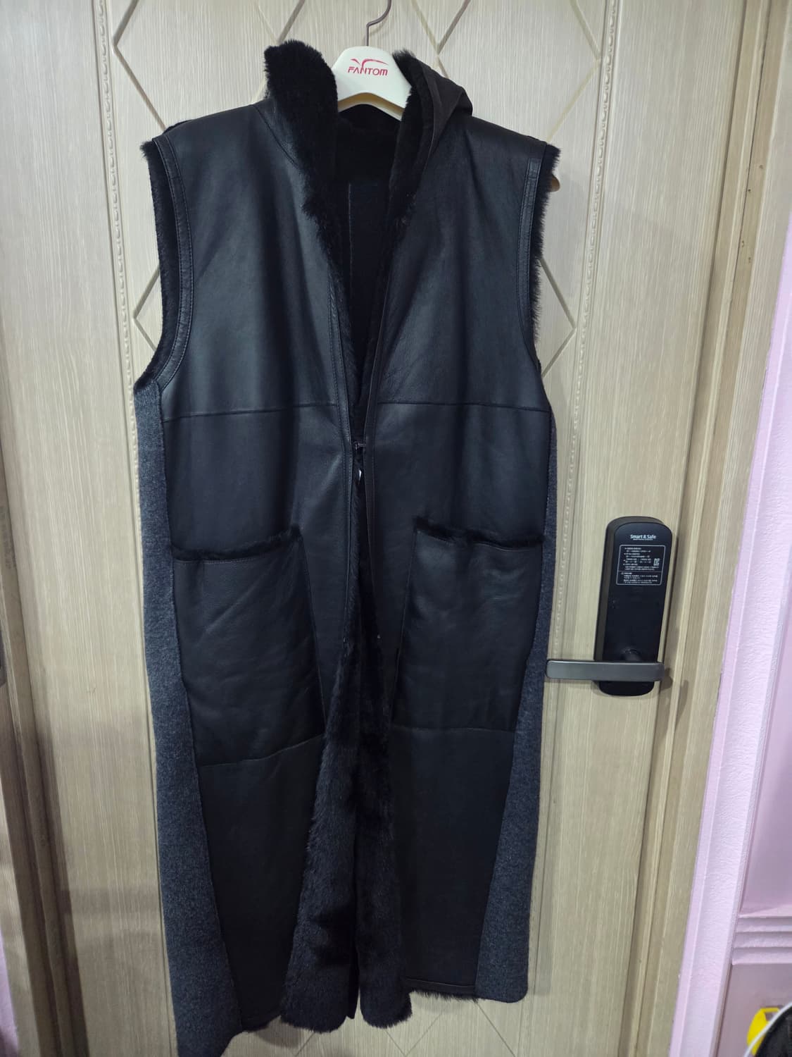 후드 롱 베스트조끼 상품이미지1