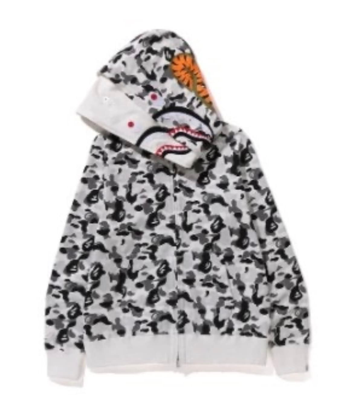 베이프 더블 샤크 후드 화이트 구해요 상품이미지1