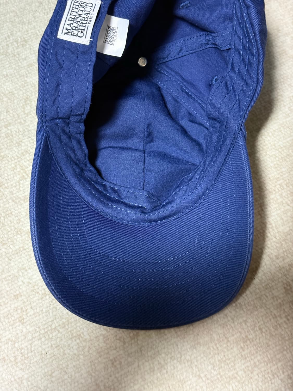 마리떼 프랑소와 저버 클래식 로고 볼캡 네이비 상품이미지3