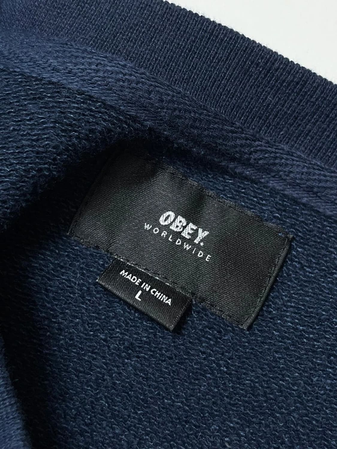 오베이 OBEY 오버핏 빅자수 맨투맨 PN8733 상품이미지5