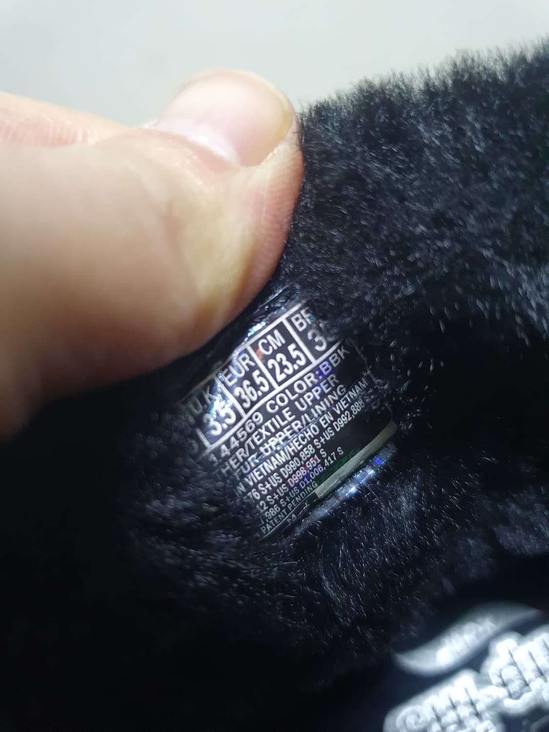 스케쳐스 아치핏 여성 털 부츠 블랙 235 상품이미지10