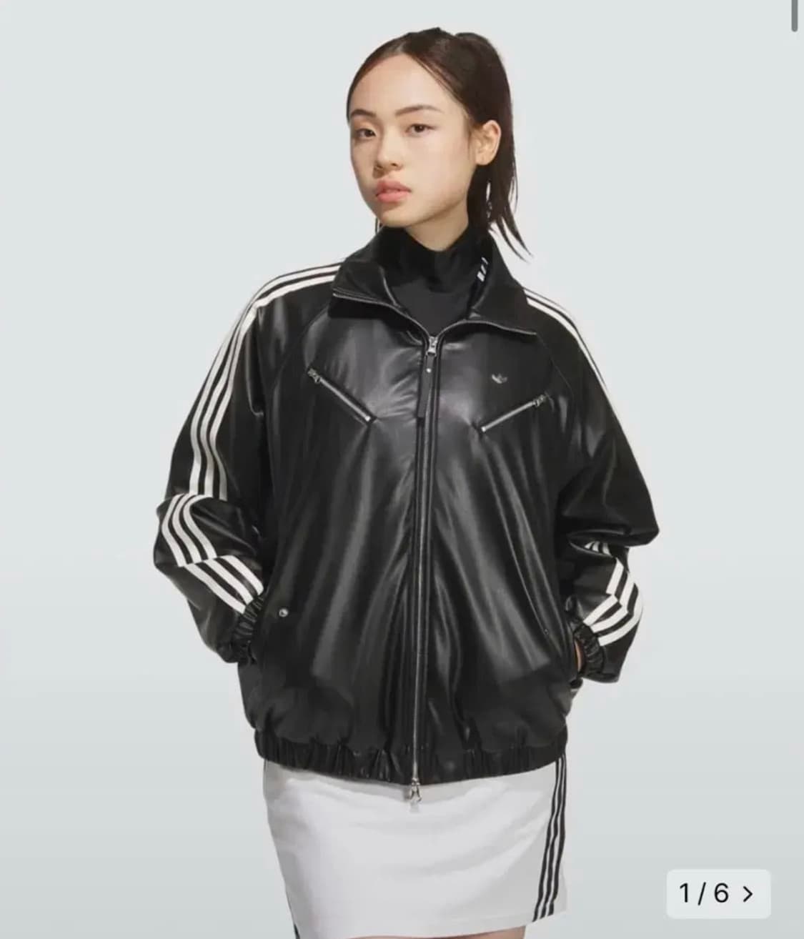 [베몬 치키타 착용] 아디다스 스포츠 모터사이클 레더 재킷 JD3778 상품이미지5
