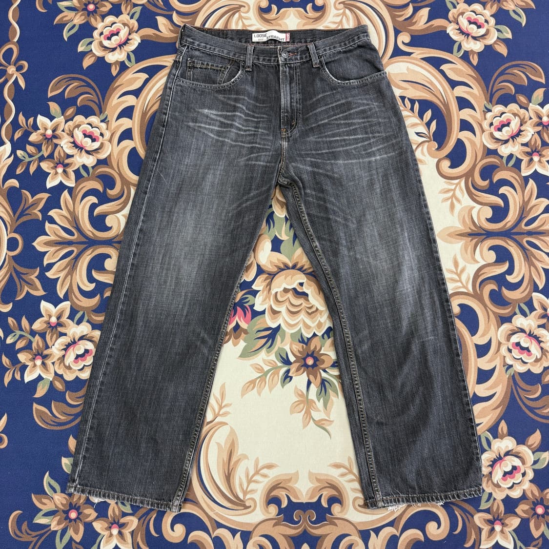 (33)00s 리바이스 Levis 569 흑청데님팬츠(루즈핏) 상품이미지3
