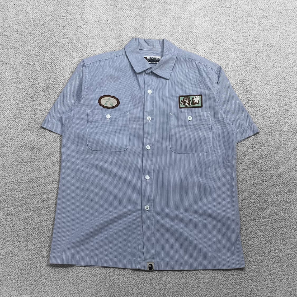 베이프 Bape 스트라이츠 반팔 셔츠 상품이미지1