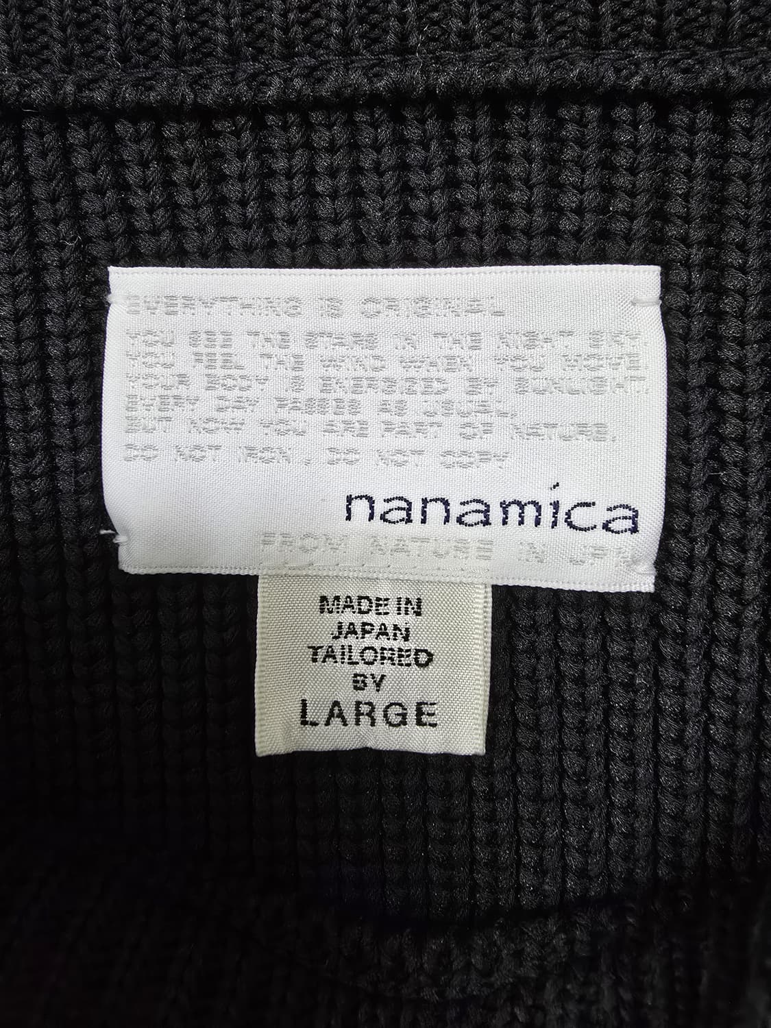 나나미카 5G 크루넥 스웨터 블랙 상품이미지3