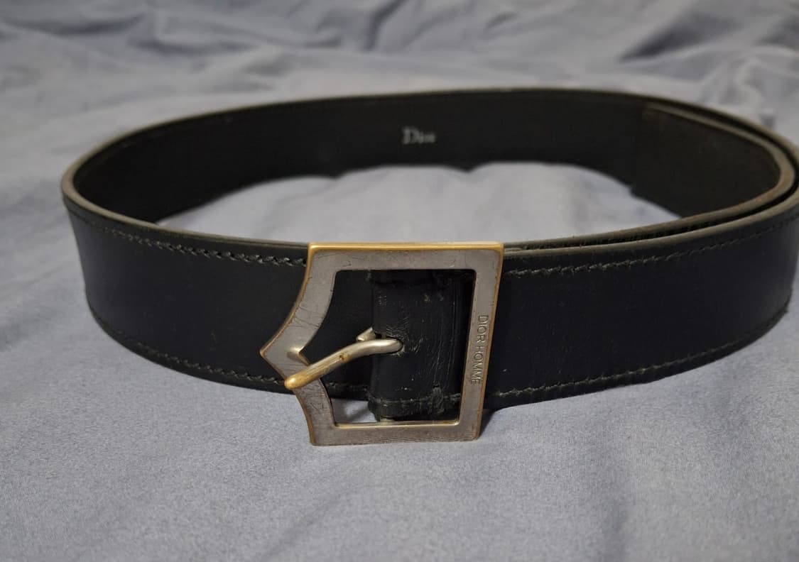 [87] 디올 옴므 은장 무광 D벨트 상품이미지2