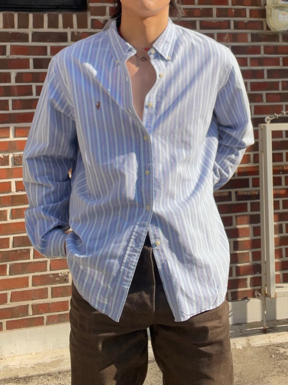 Polo Ralph Lauren Classic Stripe Oxford  상품이미지1