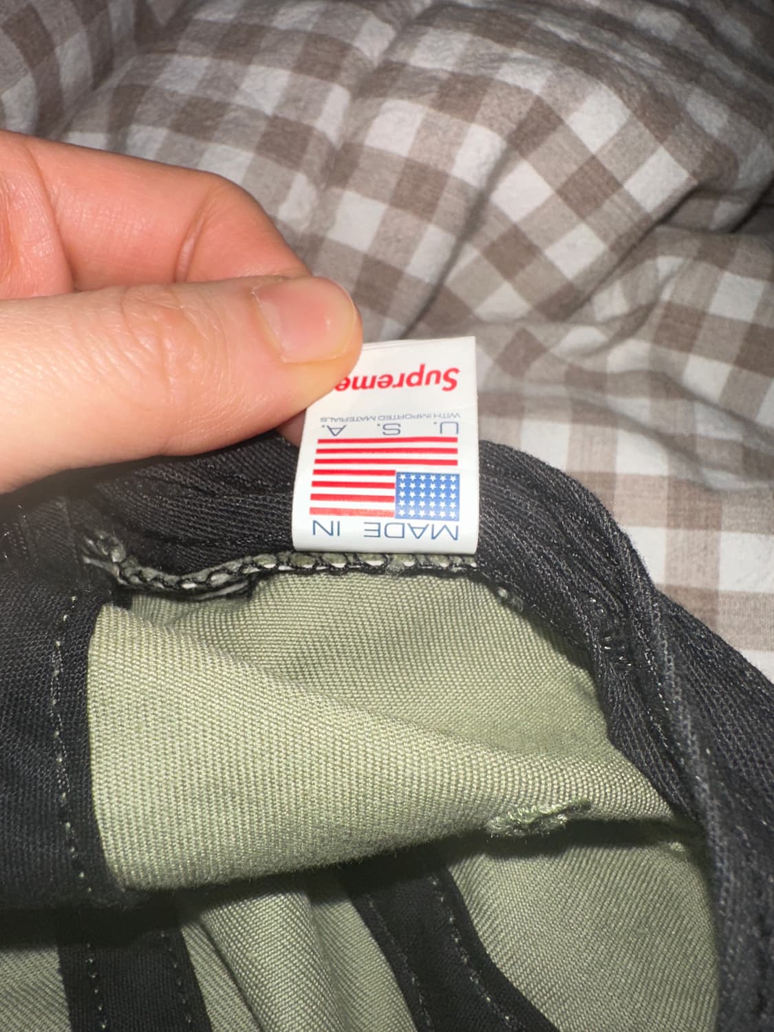 슈프림 캠프캡 라이트 올리브 상품이미지3