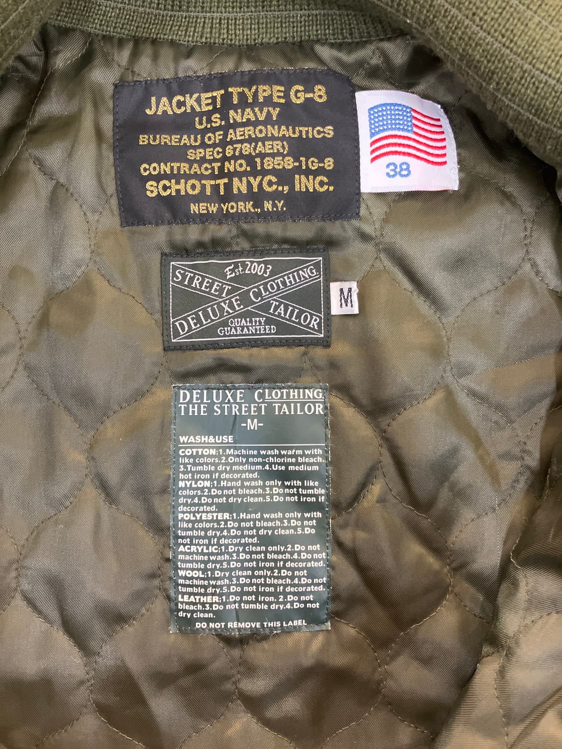 쇼트 카키 밀리터리 G-8 울자켓 M 상품이미지3