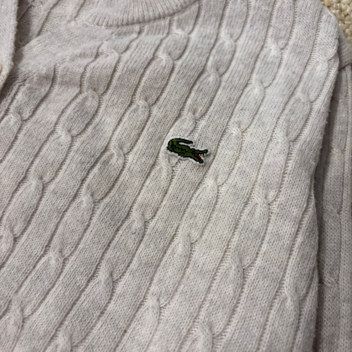 라코스테 긴팔 가디건 ☆220 상품이미지2