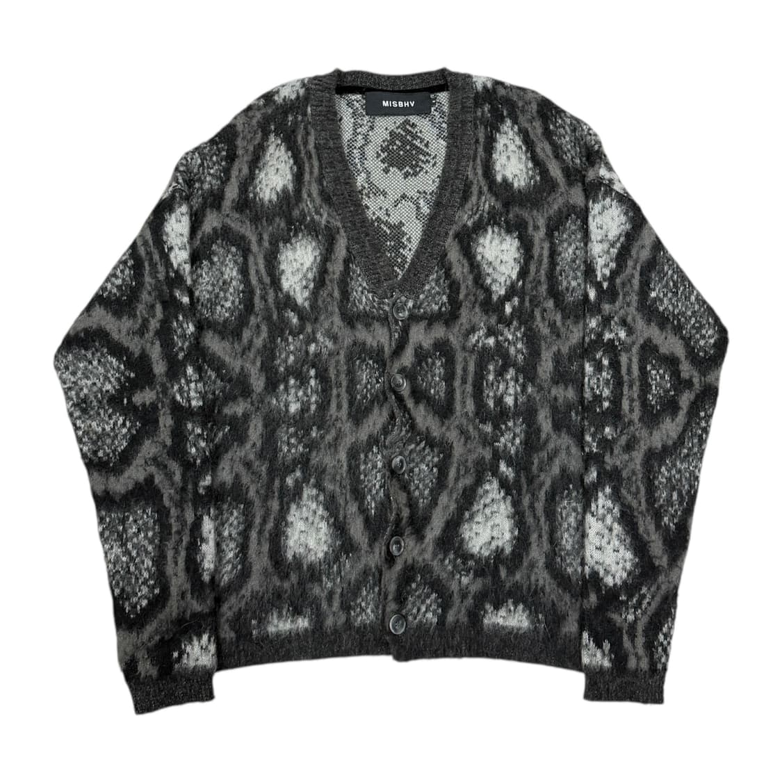 미스비헤이브 스네이크 모헤어 울 가디건 M 상품이미지1