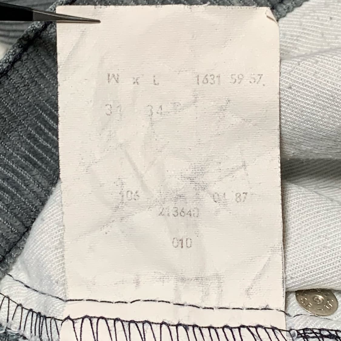 [31] 80's 리바이스 631 화이트탭 코듀로이 치노팬츠 631-57 상품이미지6