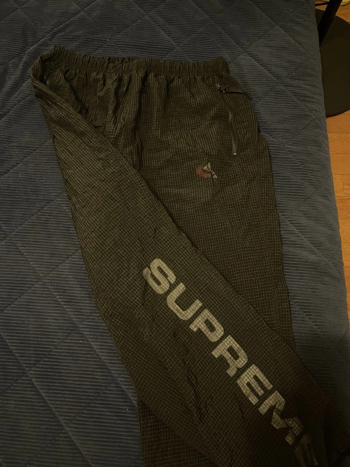 20FW 슈프림 x 나이키 쥬얼 리버시블 립스탑 팬츠 블랙 M 상품이미지1