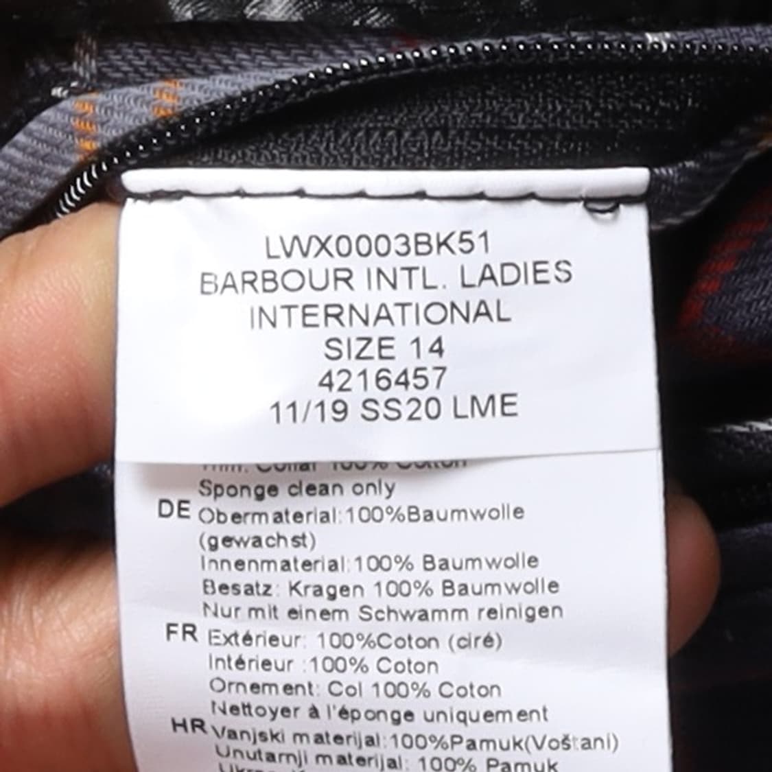 바버 Barbour International Jacket
 상품이미지9