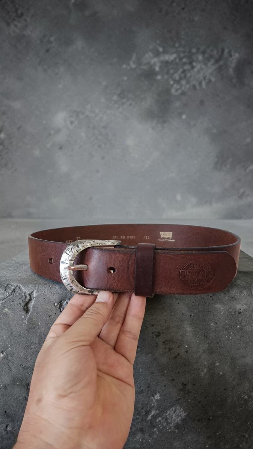 LEVI'S 가죽 벨트 빈티지 버클 상품이미지10