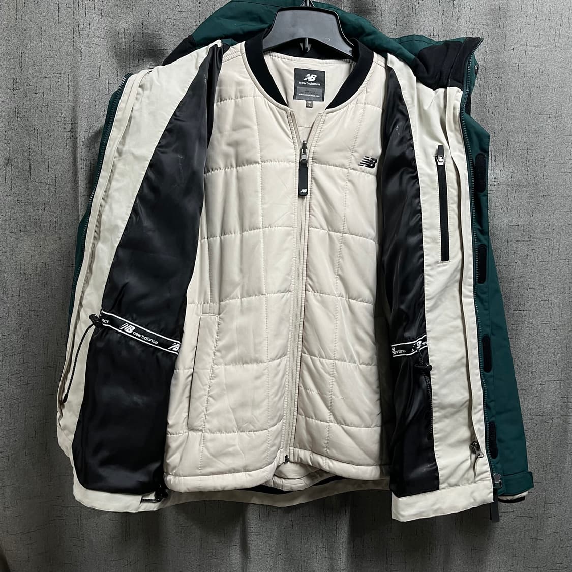 뉴발란스 바람막이 후드 패딩 자켓 100 상품이미지4