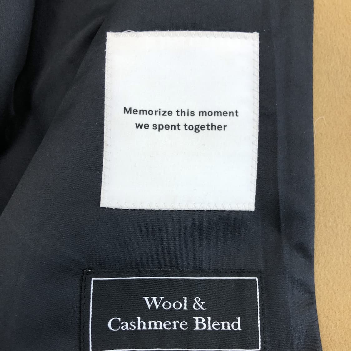 인사일런스 캐시미어 카멜브라운 오버코트 S  상품이미지6