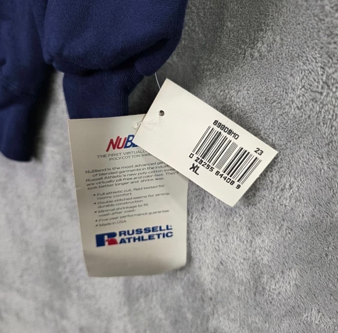 🇺🇸90년대 러셀 애슬래틱 네이비 데드스탁 XL 상품이미지2