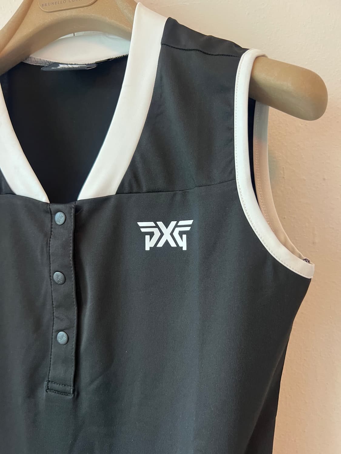 PXG 여성 블랙 골프티셔츠 민소매티셔츠 상품이미지4