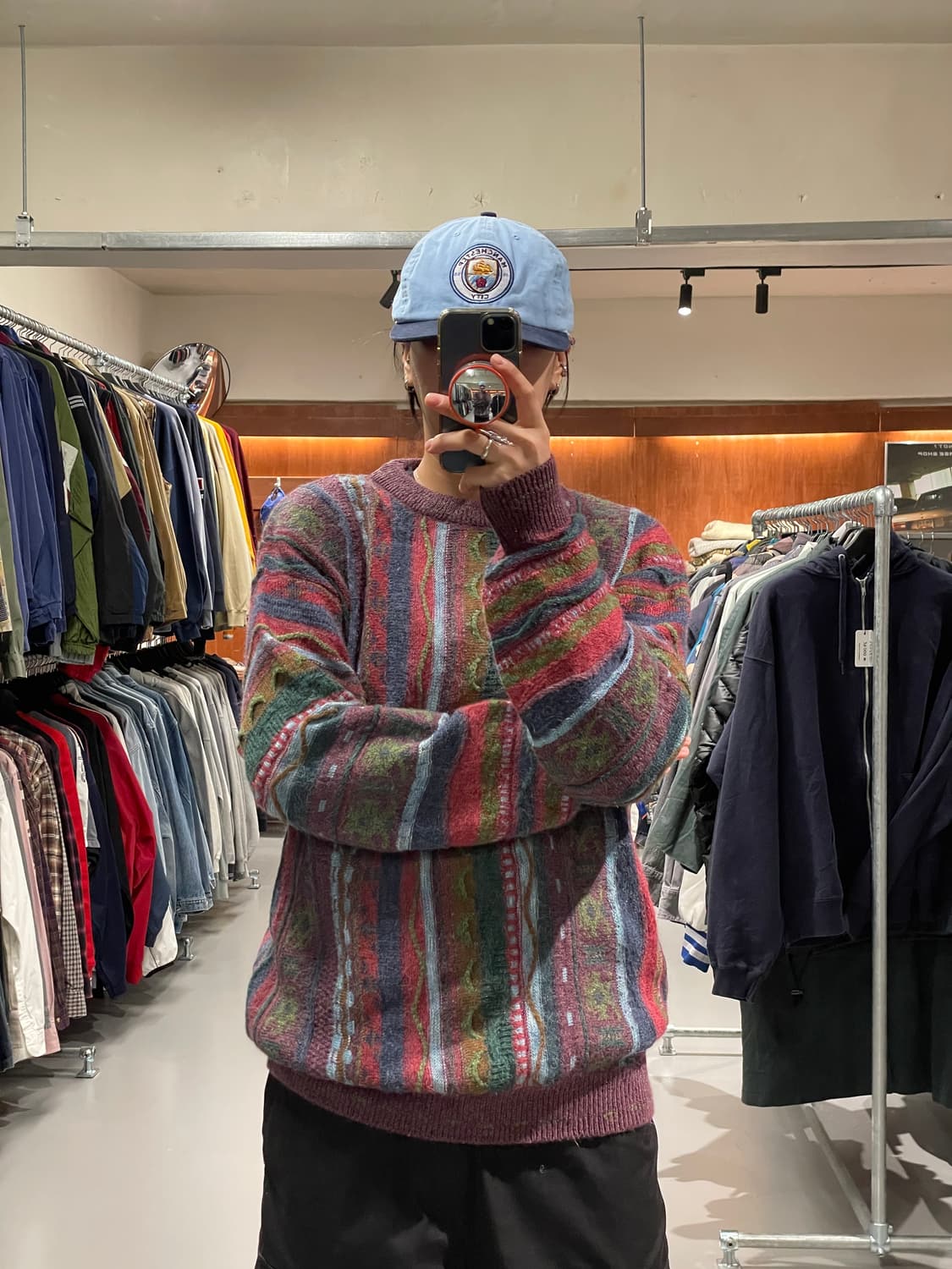 빈티지 울 케이블 니트 상품이미지1