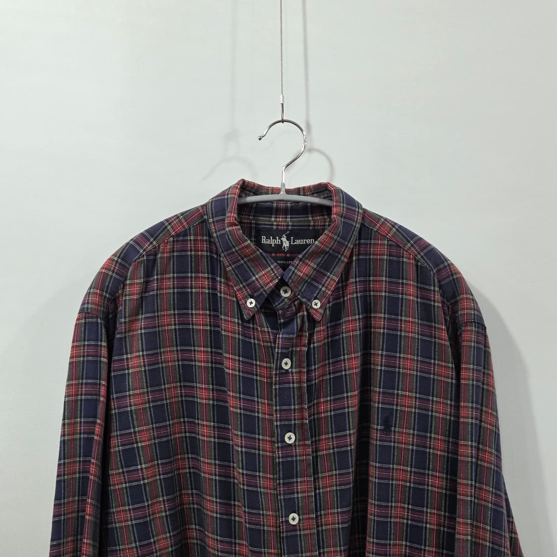 폴로랄프로렌 버튼다운 타탄체크 셔츠 L 상품이미지2