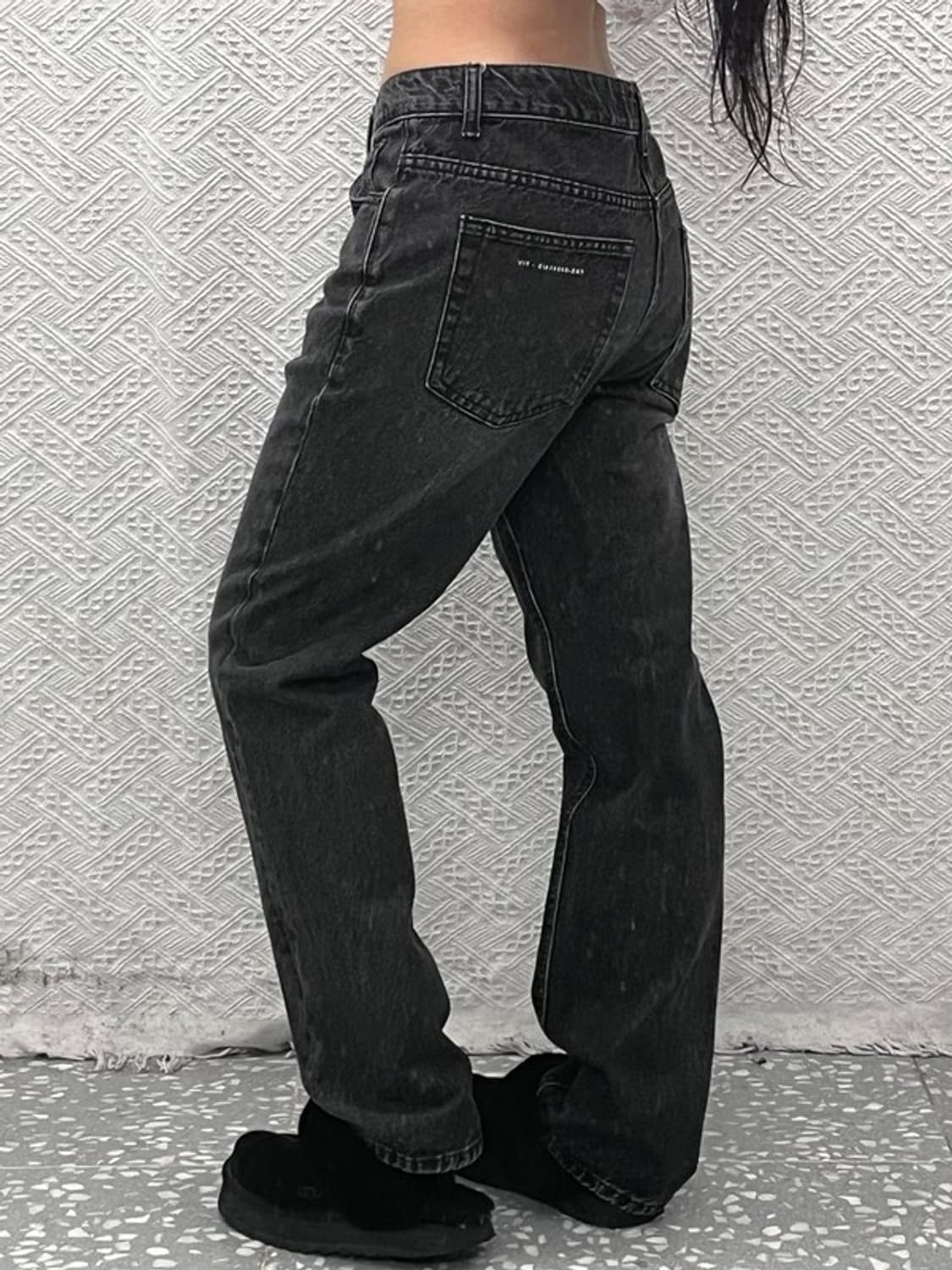 페이탈리즘 모던 캐주얼 빈티지 흑청 데님팬츠 46 C09724 상품이미지2