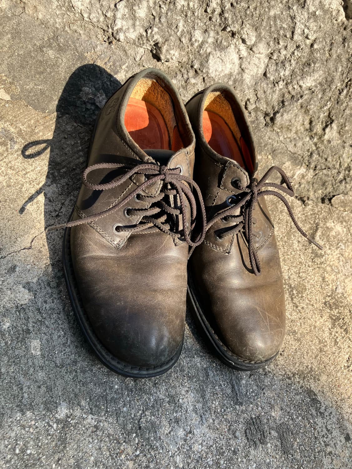 260) Timberland 다크브라운 레더 워크 슈즈 상품이미지2