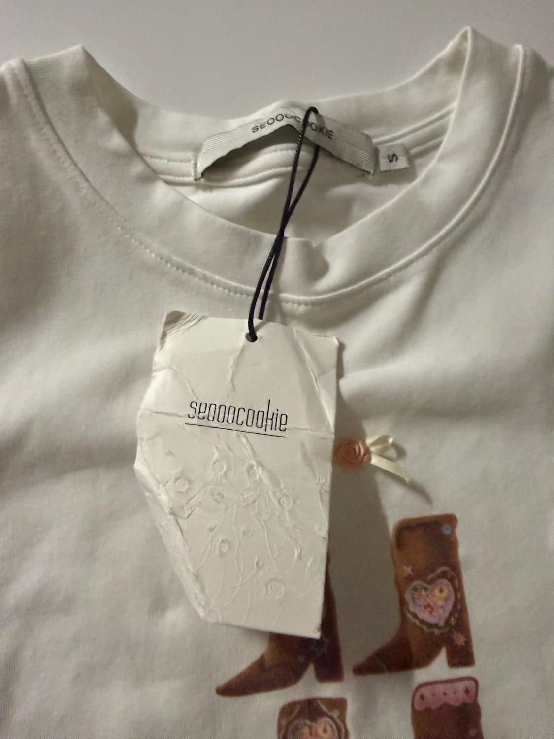 서쿠키 부츠 티셔츠 상품이미지4