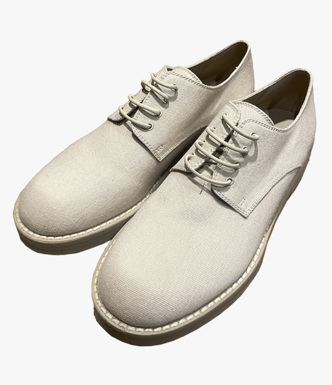 Beige Olivier Lace Up Loafers (43) 상품이미지1