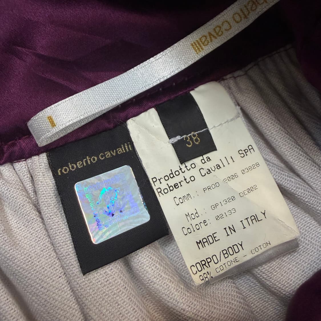 Roberto Cavalli 로베르토 카발리 데드스탁 빈티지 스커트 38 상품이미지4