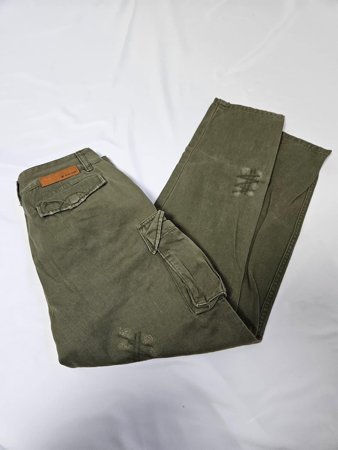 스노우피크 데미지 카고팬츠 바지 캠핑 트레일 L 상품이미지1