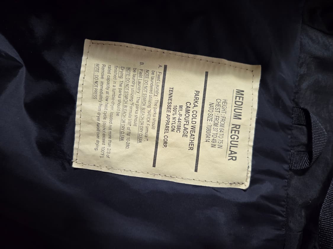 m-65 블랙 후드 야상 점퍼 상품이미지3