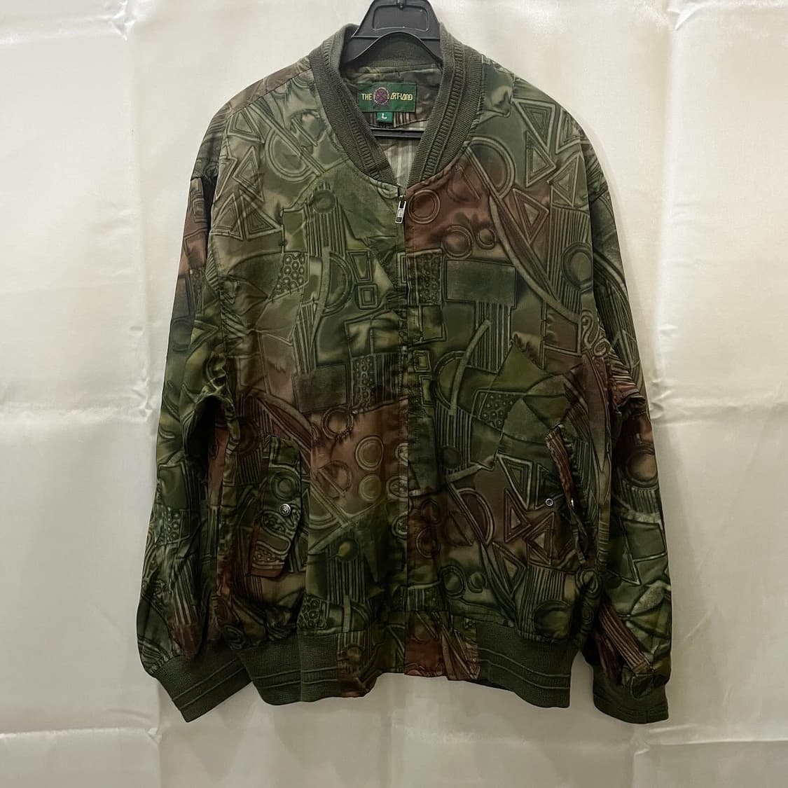 The LRT-LAND 패턴 블루종 자켓 상품이미지2